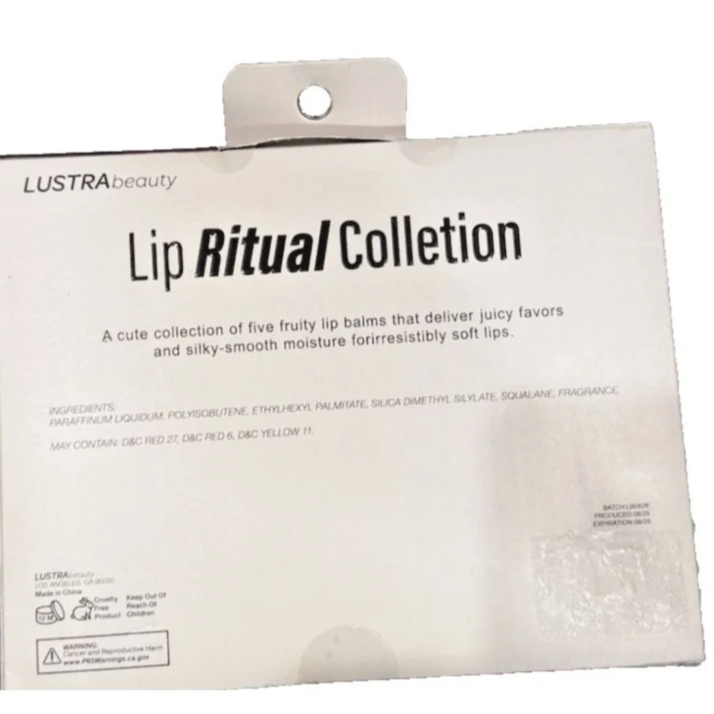 Lustra Beauty Lip Ritual Collection 5 pc Set
